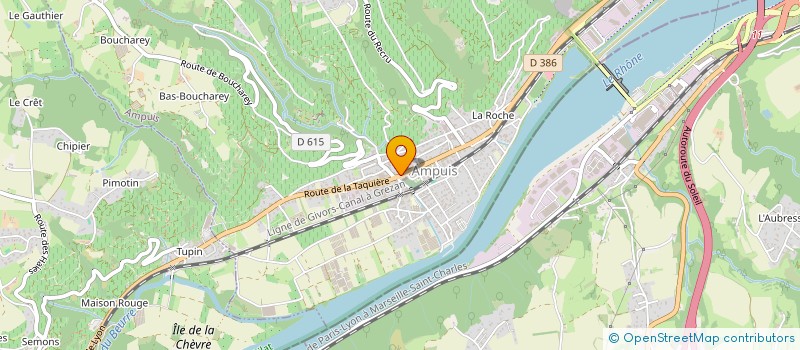 localisation de l'entreprise BISTROT DE SERINE  AMPUIS