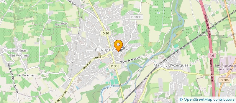 localisation de l'entreprise BISTROT DES AMIS à CHAZAY-D'AZERGUES