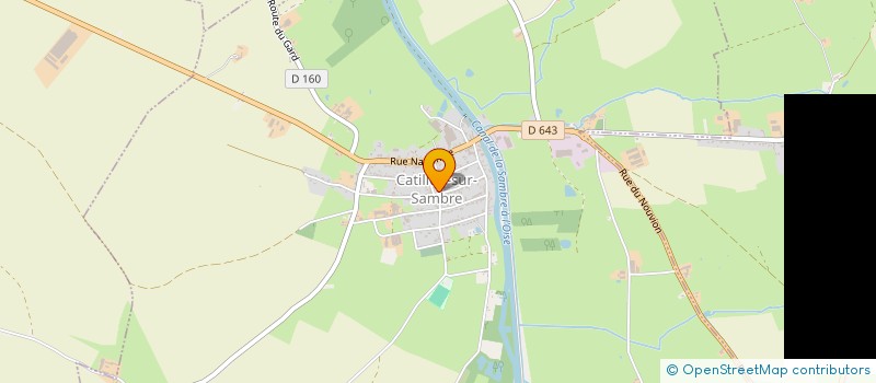 localisation de l'entreprise BISTROT DU BOURG à SAINT-SOUPLET