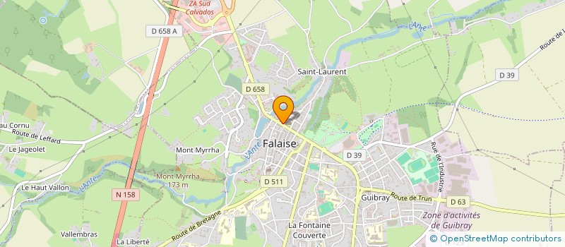 localisation de l'entreprise BISTROT DU CONQUERANT à FALAISE