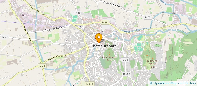 localisation de l'entreprise BISTROT DU SUD à CHATEAURENARD