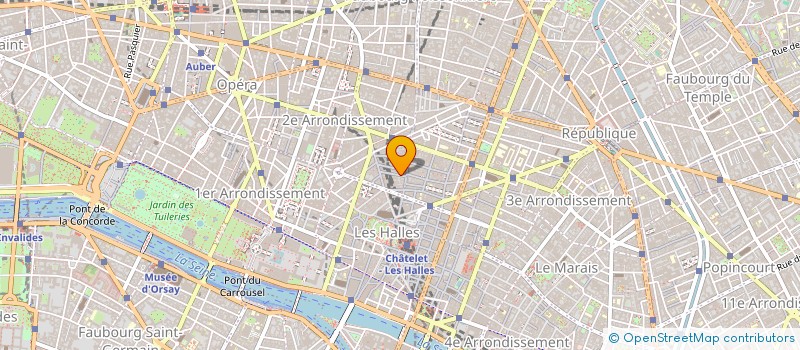 localisation de l'entreprise BISTROT DU VOYAGE à PARIS