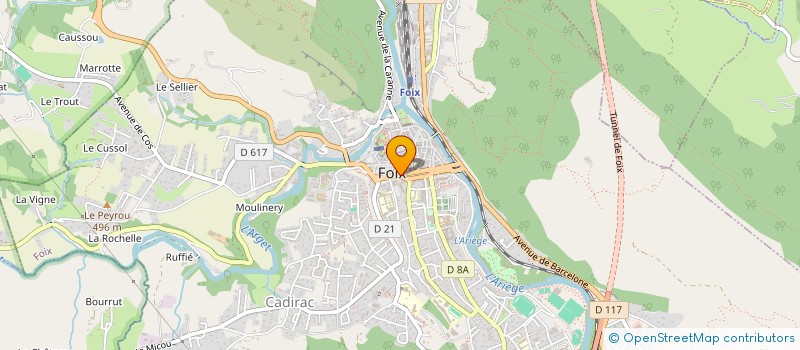 localisation de l'entreprise BISTROT FOIX  FOIX