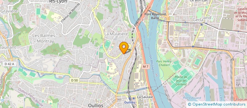 localisation de l'entreprise BISTROT JAILLET  LA MULATIERE