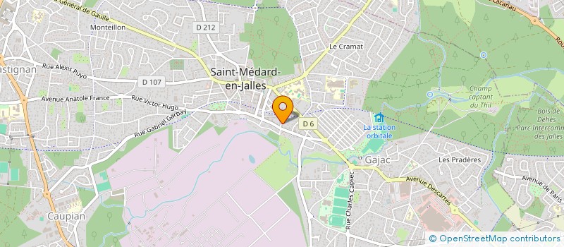 localisation de l'entreprise BISTROT KAVKAZ  SAINT-MEDARD-EN-JALLES