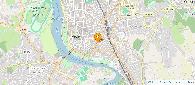 localisation de l'entreprise BISTROT L'ALOYAU à VICHY