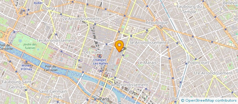 localisation de l'entreprise BISTROT LATIN  PARIS