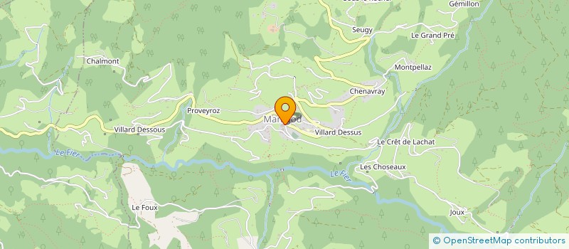 localisation de l'entreprise BISTROT LE CAPITAINE  MANIGOD