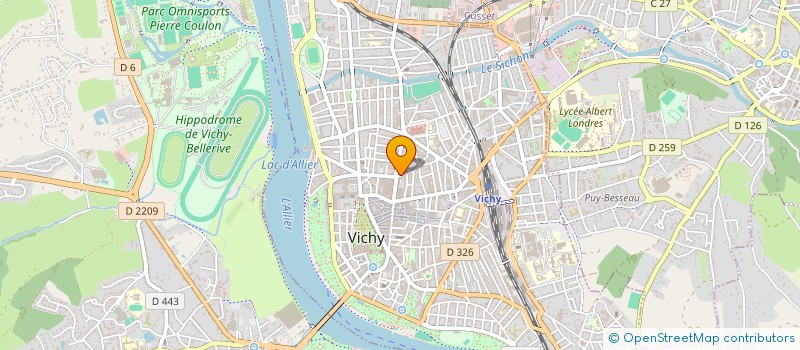 localisation de l'entreprise BISTROT LE VICTORIA à VICHY