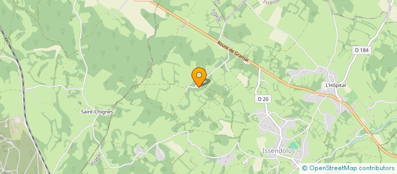 localisation de l'entreprise BISTROT LES LOULOUS  ISSENDOLUS