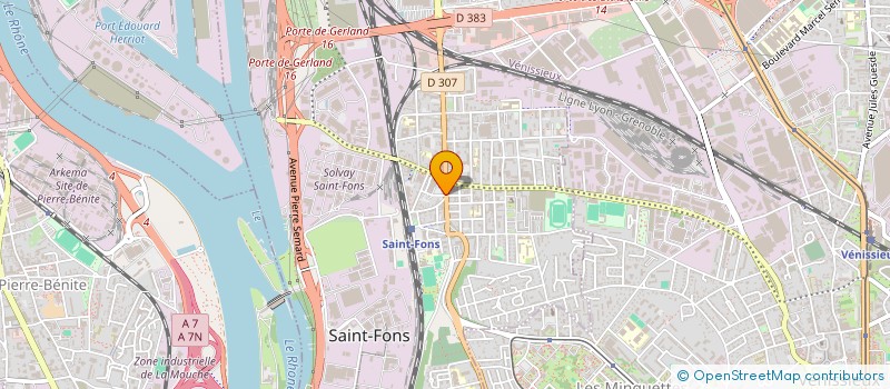 localisation de l'entreprise BISTROT LINO à SAINT-FONS