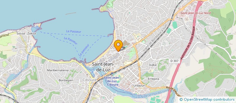 localisation de l'entreprise BISTROT LUZIEN  SAINT-JEAN-DE-LUZ