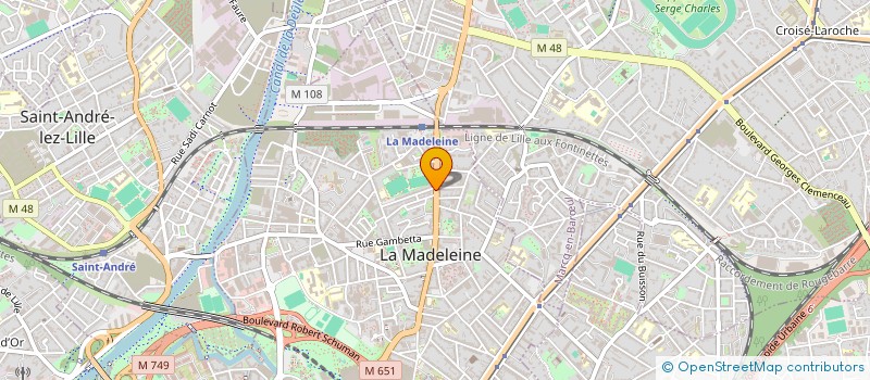 localisation de l'entreprise BISTROT NOVA à LA MADELEINE