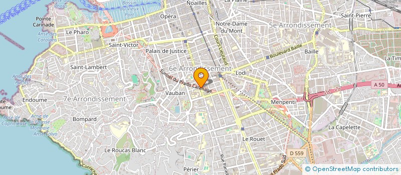 localisation de l'entreprise BISTROT PARADIS à MARSEILLE