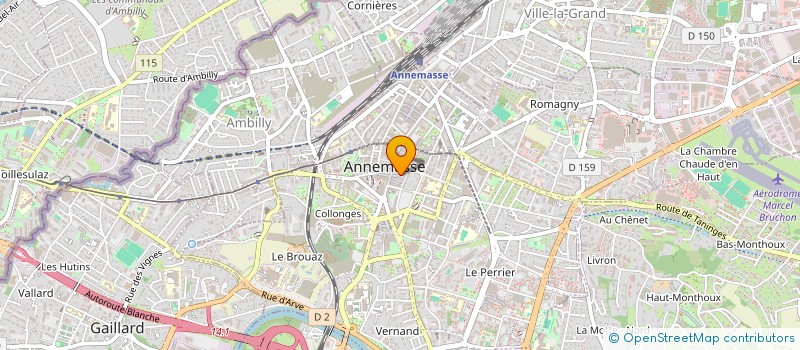 localisation de l'entreprise BISTROT POP à ANNEMASSE