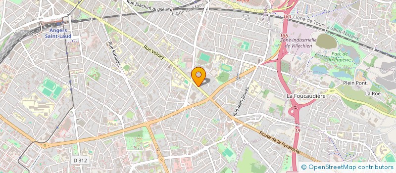 localisation de l'entreprise BISTROT RAYMOND à ANGERS