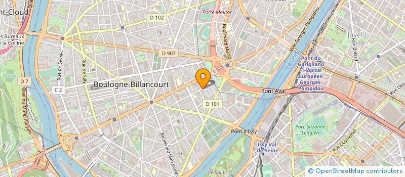 localisation de l'entreprise BISTROT ROMA à BOULOGNE-BILLANCOURT