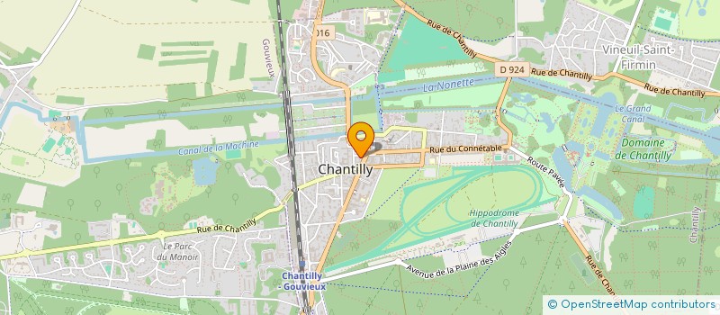 localisation de l'entreprise BISTROT RUBENS  CHANTILLY