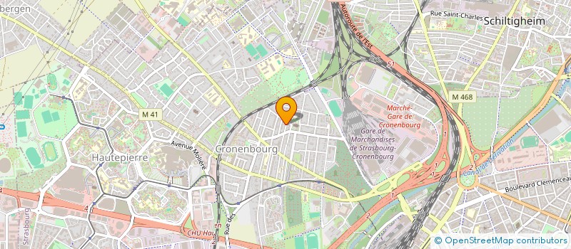 localisation de l'entreprise BISTROT SAINT FLORENT à STRASBOURG