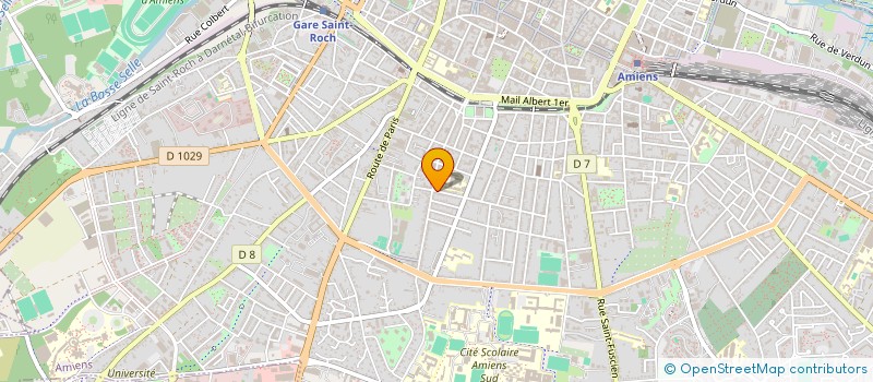 localisation de l'entreprise BISTROT VEDETTE PRODUCTION  AMIENS