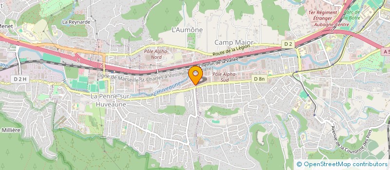 localisation de l'entreprise BISTROT VOLTAIRE  LA PENNE-SUR-HUVEAUNE