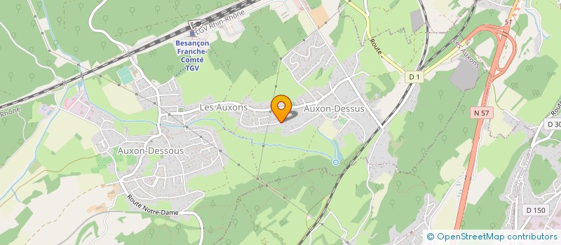 localisation de l'entreprise BISTROTECH  LES AUXONS