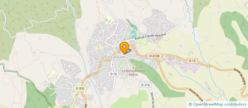 localisation de l'entreprise BISTROTS PAYS FORCALQUIER MTGNE LURE à FORCALQUIER