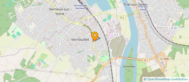 localisation de l'entreprise BISTRUCK à VERNOUILLET