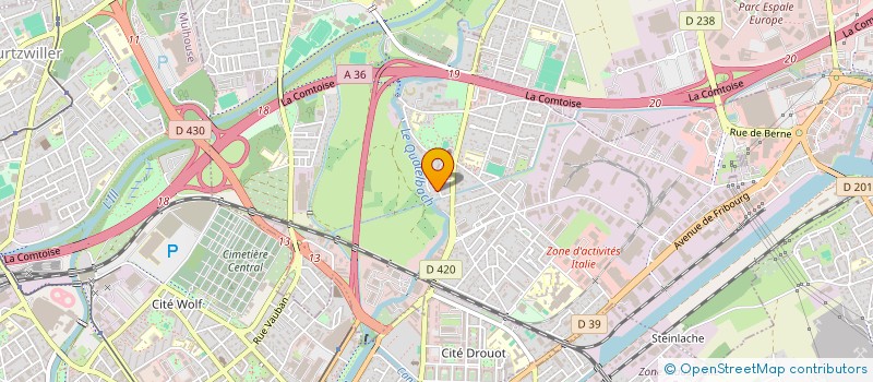 localisation de l'entreprise BISURE SARL  ILLZACH