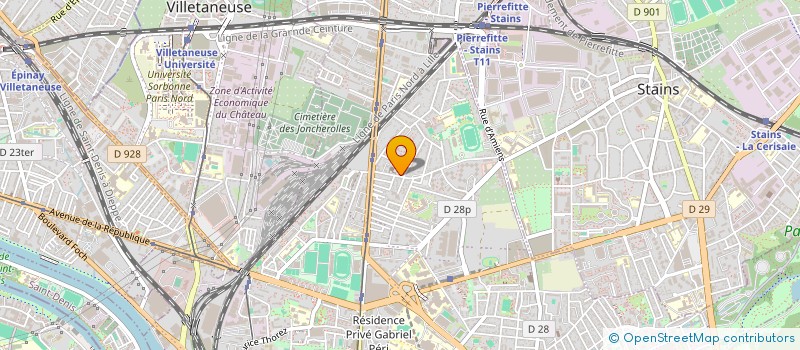 localisation de l'entreprise BISWAS à PIERREFITTE-SUR-SEINE