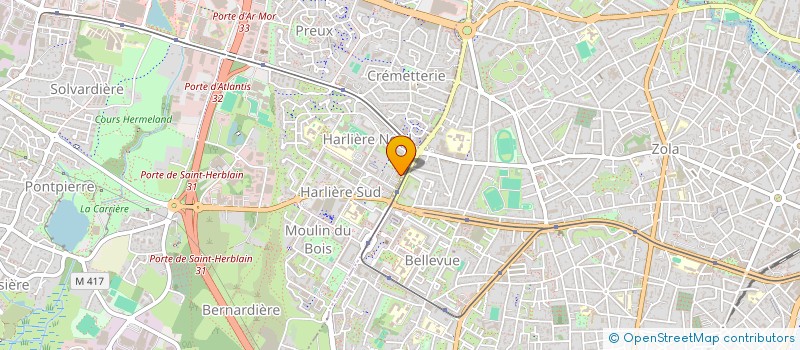 localisation de l'entreprise BISWAVE à SAINT-HERBLAIN