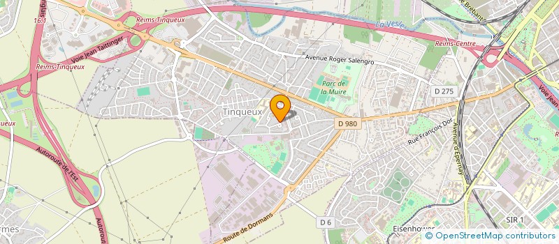 localisation de l'entreprise BIT SERVICES  TINQUEUX