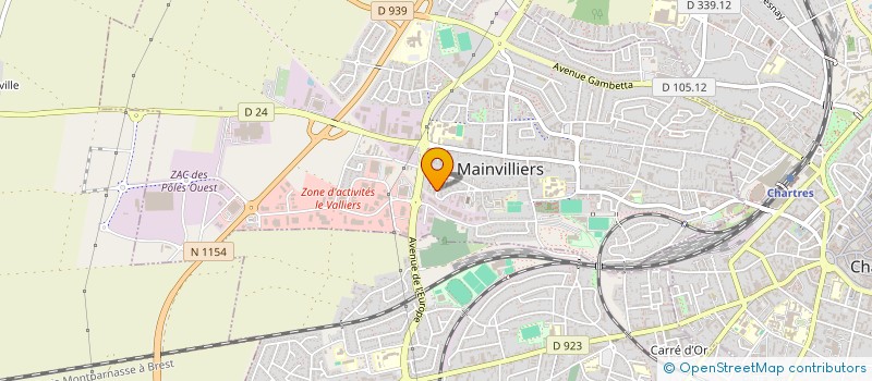 localisation de l'entreprise BIT WEB CONCEPT AC à MAINVILLIERS