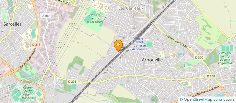 localisation de l'entreprise BITA à ARNOUVILLE