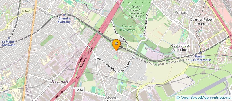 localisation de l'entreprise BITANE HORIZON  WISSOUS