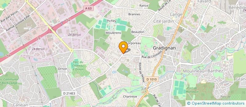 localisation de l'entreprise BITARD DIMITRI  PAREMPUYRE