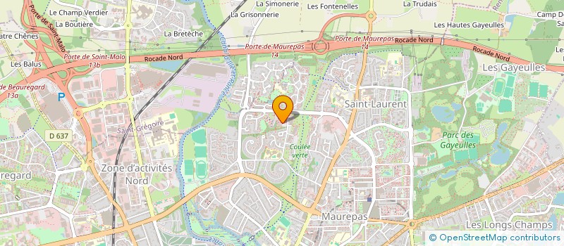 localisation de l'entreprise BITAULD à RENNES