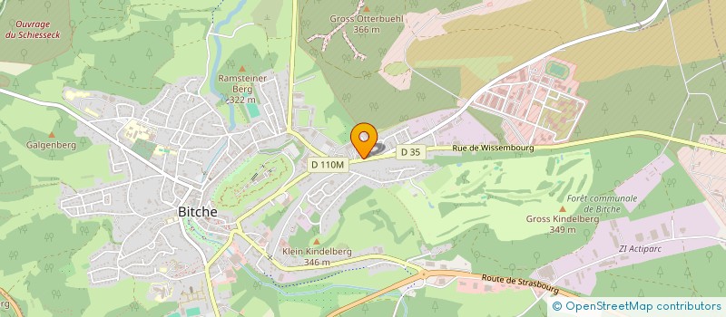 localisation de l'entreprise BITCHE ET BONUS PARE-BRISE  BITCHE