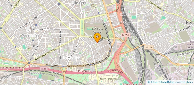 localisation de l'entreprise BITERROISE DU SUD à LILLE