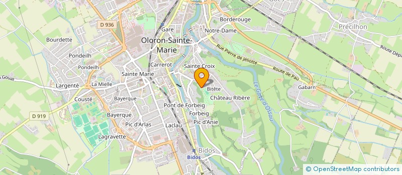 localisation de l'entreprise BITETE  OLORON-SAINTE-MARIE