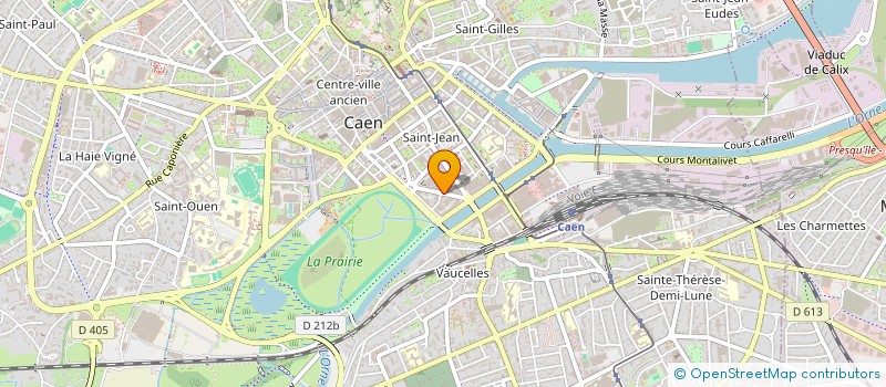 localisation de l'entreprise BITI à CAEN