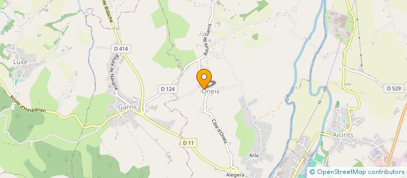 localisation de l'entreprise BITINDARRAK  BEYRIE-SUR-JOYEUSE