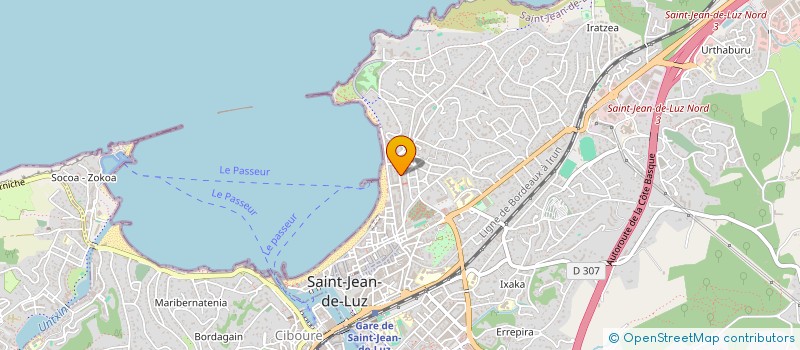 localisation de l'entreprise BITIPI  SAINT-JEAN-DE-LUZ