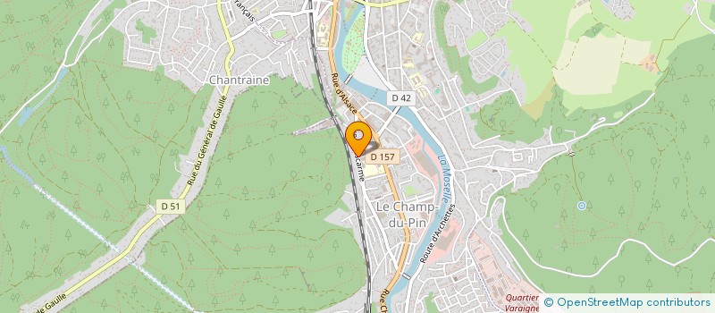 localisation de l'entreprise BITL  EPINAL