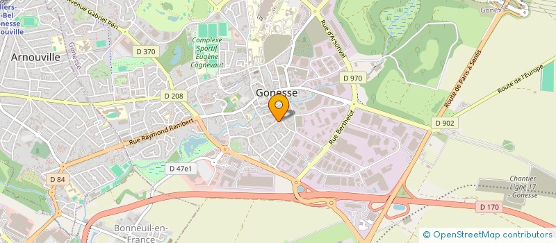 localisation de l'entreprise BITNOVA  GONESSE