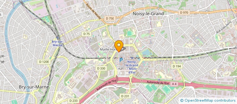 localisation de l'entreprise BITOUN STEPHANE & BITOUN JEAN CLAUDE  NOISY-LE-GRAND