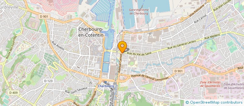 localisation de l'entreprise BITOUZE SONCINI  CHERBOURG-EN-COTENTIN