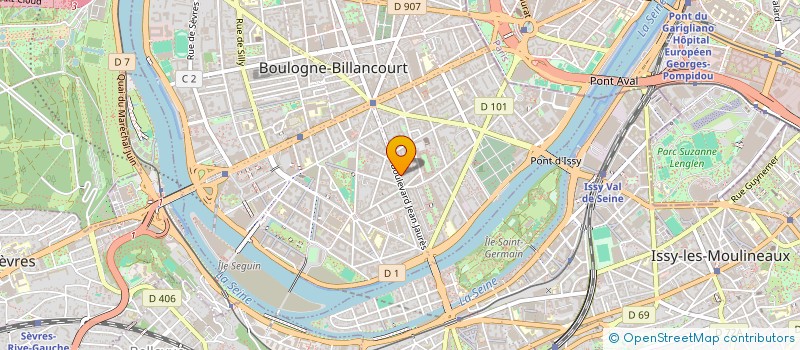 localisation de l'entreprise BITS BROTHERS  BOULOGNE-BILLANCOURT