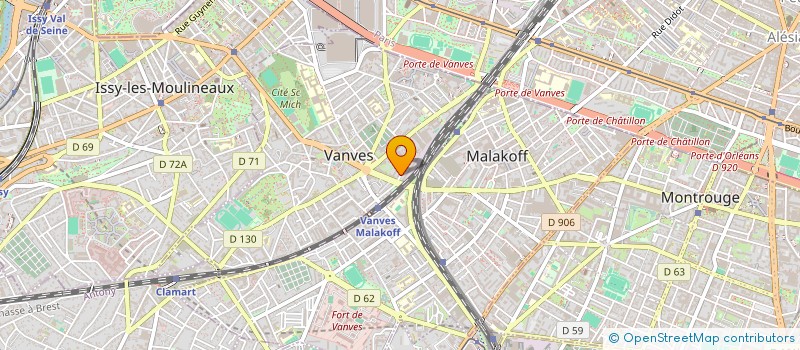 localisation de l'entreprise BITWARD à VANVES