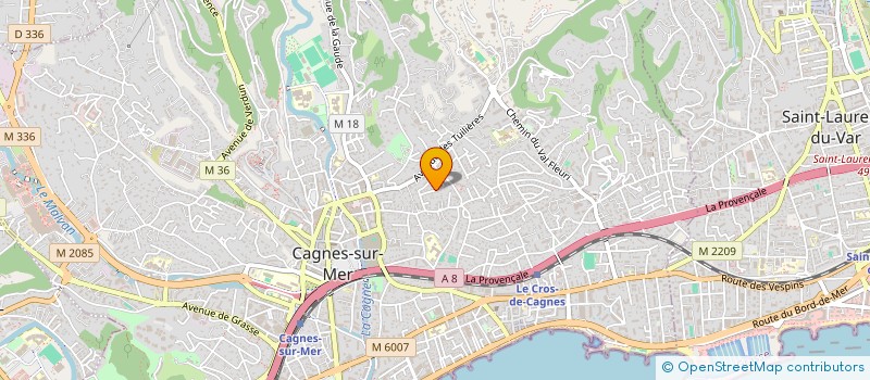 localisation de l'entreprise BIUTAG à CAGNES-SUR-MER